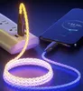 USB-C LED RGB leuchtendes Kabel Schnellladekabel Typ A-C Produktbild-Vorschau 5