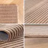 Skandinavischer Teppich Boho Design Einfarbig Beige und Produktbild-Vorschau 2