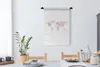 MuchoWow® Wandteppich Wandbehang Weltkarte - Marmor - Rosa Produktbild-Vorschau 3