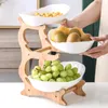 MODFU Obst Etagere mit 3 Etagen, Platzsparendes Obstkorb Produktbild-Vorschau 3