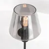 Tischlampe - schwarz - Ancilla - glas metall - Ø 14cm - E14 Produktbild-Vorschau 3