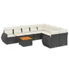 The Living Store 9-tlg. Garten-Sofagarnitur mit Kissen Produktbild-Vorschau 3