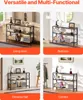 Collage of four images showing a narrow console table in different room settings: living room, bedroom, entrance hall, and corridor. Anteprima dell’immagine prodotto