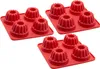 3er Set Silikonbackform Minigugelhupf / Muffin für 12 Stück Produktbild-Vorschau 1