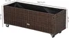 Outsunny Poly Rattan Hochbeet mit Rollen Pflanzkasten mit Produktbild-Vorschau 3