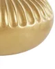 BELIANI Moderne Dekovase aus Steinzeug in Gold 27 cm Rund Produktbild-Vorschau 5