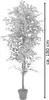 Blanc Ficus Benjamina Plante Arbre Artificielle Artificiel Voir les images du produit 7