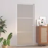 interiérové dvere vidaXL 93x201,5 cm Biele matné sklo a Náhľad obrázku produktu 2