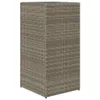 vidaXL květináč Grey 40x40x80 cm Poly ratan Náhled obrázku produktu 7