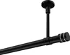 Interdeco Gardinenstange / Vorhangstange Schwarz, Typ Produktbild-Vorschau 1