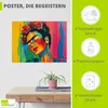 ARTland Poster Garden of Reflection, Buntes Mädchen Größe: Produktbild-Vorschau 2