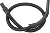 A black, flexible vacuum cleaner hose with attached plastic connectors, laid out in a curved shape against a white background. Produktbild-Vorschau