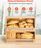 Boîte à pain double épaisseur VEVOR pour le comptoir de la Voir les images du produit 4