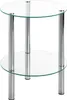 HAKU Beistelltisch chrom - Metall, Sicherheitsglas 5 mm, Produktbild-Vorschau 1
