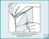 Hands peeling protective film from a sheet of plexiglass. Produktbild-Vorschau