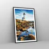 Gerahmtes Poster - Schwarzer Rahmen - Leuchtturm Ufer Wolke Produktbild-Vorschau 8