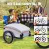 Fahrradanhänger 45kg Tragkraft Transportanhänger faltbar Produktbild-Vorschau 6
