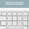 Logitech Signature Slim K950(DE) Tastatur Weiss Kabellos Produktbild-Vorschau 9