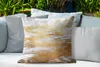 MuchoWow® Outdoor Kissen - Marmor - Grau - Gold - 60x60 cm Produktbild-Vorschau 4