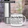 Trendation - Juristin Emaille Tasse Geschenk Anwalt Jura Produktbild-Vorschau 3