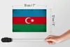 Holzschild Flagge Aserbaidschan 18x12cm Azerbaijan Vintage Produktbild-Vorschau 6