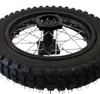 Dirtbike Komplettrad Pitbike Stahlfelge Ersatzreifen hinten Produktbild-Vorschau 3