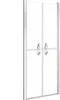 vidaXL Duschtür Transparent ESG 86x190 cm Produktbild-Vorschau 1