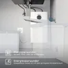 Under-sink installation of a compact water heater, showing its space-saving and energy-saving features. Produktbild-Vorschau