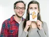Mr. & Mrs. Panda Postkarte Fotograf Herz - Weiß - Geschenk, Produktbild-Vorschau 4