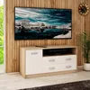 MATKAM Fernsehkommode 1D2S, H 55xB110xT41 cm, laminierte Produktbild-Vorschau 1