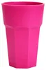 Plasticforte unzerbrechliches Trinkglas - Kunststoff - rosa Produktbild-Vorschau 1