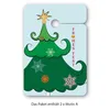 8 Geschenkanhänger mit Tannenbaum und Engel: Fröhliche Produktbild-Vorschau 2