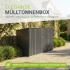 Juskys 3er Mülltonnenbox Namur 3 x 120 Liter Tonnen - 2 m² Produktbild-Vorschau 7