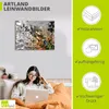 ARTland Leinwandbild Farbenfrohe Natur Größe: 60x45 cm Produktbild-Vorschau 3
