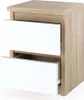 STIV Möbel | Nachttisch - Nachtschrank mit 2 Schubladen - Produktbild-Vorschau 2