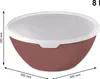 Set Schüssel + Deckel 8 l CARUBA, Farbe:Iron rot Produktbild-Vorschau 2