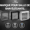 ShowerNIZR® Étagère Douche Noir Obsidienne - Sans Perçage 4 Voir les images du produit 6