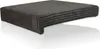 A dark gray corduroy cushion for a bench, shown from a slight angle against a white background. Anteprima dell’immagine prodotto