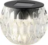 LED Solar Dekoleuchte 8x6cm Glas gemustert Warmweiß 1 Stück Produktbild-Vorschau 5