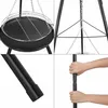Foyer BBQ d'extérieur, support réglable à trois pieds, Voir les images du produit 5