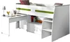 Lit combiné pour enfants avec détails blancs 90 x 200 cm – Voir les images du produit 1