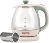 A product shot of a glass electric kettle with a tea infuser. Anteprima dell’immagine prodotto
