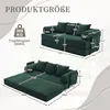 LVHOM Klappbares Schlafsofa aus Cordstoff, Modulares Produktbild-Vorschau 7
