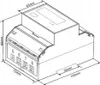 VCX | Contatore Trifase SDM72BI - 100A - MID - Anteprima dell’immagine prodotto 3