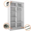 Beautysofa GAJA Schwebetürenschrank 180 cm mit Spiegel, Produktbild-Vorschau 4
