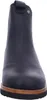 A close-up, front-facing view of a black Chelsea boot. Voir les images du produit