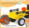 HOMCOM Šlapací traktor s přívěsem Šlapací auto Traktor Náhled obrázku produktu 7
