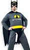 Biteman Herrenkostüm mit Maske, Umhang und Gürtel schwarz - Produktbild-Vorschau 1