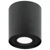 A black cylinder-shaped ceiling light with a white light source visible at the bottom. Náhled obrázku produktu