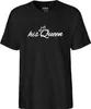 Huuraa Herren T-Shirt his Queen Krone XXL Black Bio Produktbild-Vorschau 2